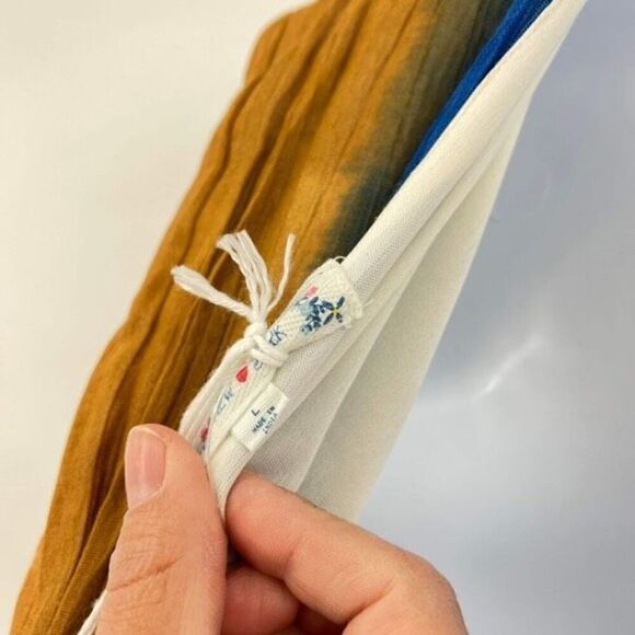 NWT Poof New York Womens Striped Colorblocked V Neck Maxi Dress Multicolor Large - Picture 8 of 10